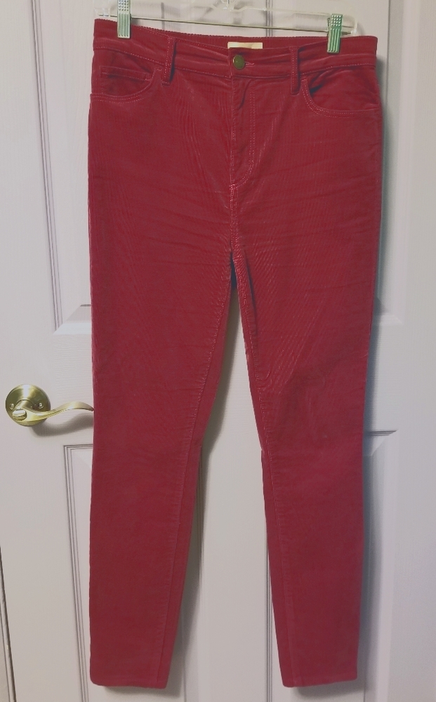 Skinny high-rise cords by Loft outlet